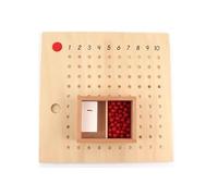 tyzqsm Tabella Montessori di Moltiplicazione e Divisione, Materiali Montessori per la Matematica Strumenti Didattici per l'Apprendimento Precoce,Multiplication Board