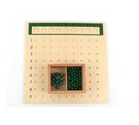 tyzqsm Tabella Montessori di Moltiplicazione e Divisione, Materiali Montessori per la Matematica Strumenti Didattici per l'Apprendimento Precoce,Division Board