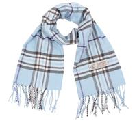 TZ Promise Plaid Cashmere Feel Classic Soft Lussuosa Sciarpa Invernale Per Uomo Donna, Celeste (Baby Blue), taglia unica