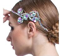 Tzdd Nuovi Accessori per La Danza da Donna Gioielli in Cristallo Fatti A Mano con Prestazioni da Sala da Ballo Moderne Copricapo con Diamanti di Danza del Ventre Latina Copricapo da Sposa con Strass