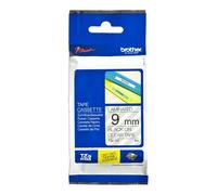 Nastro Originale Brother TZe-121 - 9 mm x 8 m - Laminato (Nero su Trasparente)