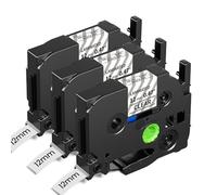 TZe-131 12mm Clear Compatibile con Brother P-touch Nastro per Etichette