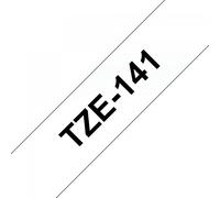 TZE-141 4977766684934 Brother TZe-141 Nastro Nero su trasparente