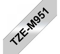TZE-M951 4977766692588 Brother TZe-M951 Nastro Nero su argento