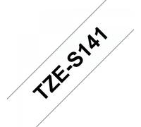 TZE-S141 4977766692144 Brother TZe-S141 Nastro Nero su trasparente
