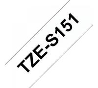 TZE-S151 4977766692649 Brother TZe-S151 Nastro Nero su trasparente