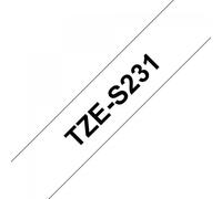 TZE-S231 4977766695596 Brother TZe-S231 Nastro Nero su bianco