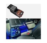 TZIUSFAC Accessori Interni per Dodge per Caravan 01-07 2006 Box Bracciolo Anteriore Interno Auto con Portabicchieri USB Luce Atmosferica Auto Bracciolo Scatola Portaoggetti(Wireless Charge 4)