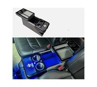 TZIUSFAC Accessori Interni per Dodge per Caravan 01-07 2006 Box Bracciolo Anteriore Interno Auto con Portabicchieri USB Luce Atmosferica Auto Bracciolo Scatola Portaoggetti(Wireless Charge 2)