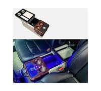 TZIUSFAC Box Bracciolo Anteriore Interno Auto con Portabicchieri USB Luce Ambiente per Dodge per Caravan 2001-2007 Auto Bracciolo Scatola Portaoggetti(Wireless Charge 6)