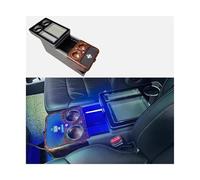 TZIUSFAC Box Bracciolo Anteriore Interno Auto con Portabicchieri USB Luce Ambiente per Dodge per Caravan 2001-2007 Auto Bracciolo Scatola Portaoggetti(Wireless Charge 5)