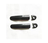 TZIUSFAC Maniglia per Porta Esterna per A-UDI TT 8j 8n MK1 MK2 RS Accessori Copri Maniglia Porta Maniglie Coperture Plastica Imitazione Fibra di Carbonio Porta Copri Maniglie(2DK-2)