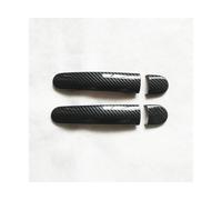 TZIUSFAC Maniglia per Porta Esterna per A-UDI TT 8j 8n MK1 MK2 RS Accessori Copri Maniglia Porta Maniglie Coperture Plastica Imitazione Fibra di Carbonio Porta Copri Maniglie(2DK-N)