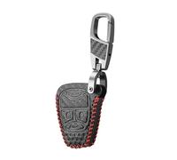 TZIUSFAC Portachiavi Auto Custodia in Pelle Chiavi per Jeep per Grand per Cherokee per Wrangler JK per Commander per Dodge per Nitro per Calibe per Chrysler 300C per Pacifica Guscio Chiave(Style A)
