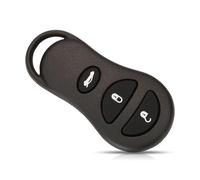 TZIUSFAC Portachiavi Auto Guscio Chiave Auto per Jeep per Grand per Cherokee 2000 2001 2002 2003 2004 Guscio Chiave(3 Buttons Trunk)