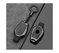TZIUSFAC Portachiavi Auto Guscio di Copertura per Chiave Auto per Mercedes per Benz W204 W205 W212 W213 W176 W177 W219 A B C E S Classe GLC CLA AMG Guscio Chiave(B Grey)