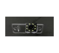 TZIUSFAC Telecamera Posteriore Wireless Fisheye 4 8 E 12 Pollici con Traiettoria Dinamica per Mercedes per Benz CLK W209 W203 W219 Classe E W211 2002-2008 Telecamera Retromarcia(8 Light)