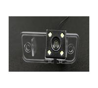 TZIUSFAC Telecamera Posteriore Wireless Fisheye 4 8 E 12 Pollici con Traiettoria Dinamica per Mercedes per Benz CLK W209 W203 W219 Classe E W211 2002-2008 Telecamera Retromarcia(4 Light)