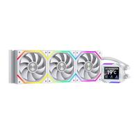TZMRIT V2G Aio Water Cooling 360mm with 2.8 Inch IPS LCD Screen 240 x 320 Resolution Display,for AM4 AM5,for LGA 1851/1700/1200/115X (WH)