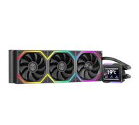 TZMRIT V2G Aio Water Cooling 360mm with 2.8 Inch IPS LCD Screen 240 x 320 Resolution Display,for AM4 AM5,for LGA 1851/1700/1200/115X (BK)