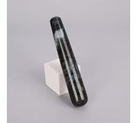 TZNLTPFY Massaggio in Pietra Naturale Penna al Quarzo in Cristallo Gua Sha Yoni Bacchetta Strumento di Bellezza 110 mm, opalite DINZHHENGYIN(Color:Blooded Jasper)