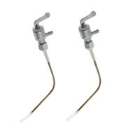 TZNTOWG Rubinetto Carburante Adatto per Vespa Piaggio Ciao SC PX FL P 50 Boxer Bravo Boss 2 Pezzi Interruttore valvola Serbatoio Carburante Moto Rubinetto Benzina