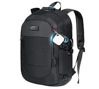 Tzowla Zaino Antifurto Porta PC Uomo,Zaino Impermeabile con Porta di Ricarica USB e Smart Tracker Tag per Notebook/Computer da 15,6 Pollici
