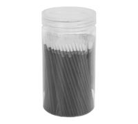 TZOXTLH 100 PZ Pennelli Neri Applicatori Bacchette Cosmetiche per Eyeliner Lip Liner Strumento per Trucco con Contenitore