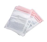 TZOXTLH 3 Dimensioni 100 Pezzi Sacchetti di Imballaggio Riutilizzabili con Chiusura a Zip in Plastica Trasparente per Conservazione di Alimenti a Noce di Caramelle (13 * 19 cm)