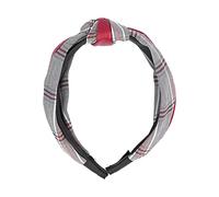 TZOXTLH Accessori per la decorazione dei capelli del cerchio di Bowknot della fascia alla moda retrò per il lavaggio del viso (Cerchietto colorblock bordeaux)