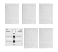 TZOXTLH Set di accessori per cuscinetti adesivi per colla per ciglia per pallet in acrilico per estensione ciglia