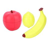 TZOXTLH Set di cubi magici di frutta Limone Banana Forma speciale irregolare Gioco di puzzle Giocattoli educativi