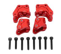 TZOXTLH Tirante Anteriore e Posteriore Codice Fisso Antiruggine Resistente all'Usura Durevole Tirante Codice Fisso per Auto da Arrampicata Simulazione 1/10 (Rossa)