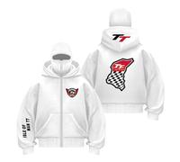 TZPTZNVF Felpe con Cappuccio E Passamontagna Comode da Uomo per I.s.l.e of M.a.n T..T Cappotti Tuta A Maniche Lunghe Capispalla Collision Color-BaiS||x_l