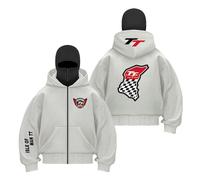 TZPTZNVF Felpe con Cappuccio E Passamontagna Comode da Uomo per I.s.l.e of M.a.n T..T Cappotti Tuta A Maniche Lunghe Capispalla Collision Color-QHS||XX_l