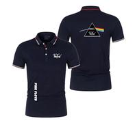 TZPTZNVF Polo Comode da Uomo Abbigliamento Sportivo per Pink Floyd Maglietta con Colletto Maglietta con Bottoni Maglietta A Maniche Corte Maglietta con Bottoni-SLanS||3XL
