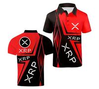 TZPTZNVF Polo da Uomo con Grafica 3D A Mezza Manica per RI.pp.Le X.RP Comode Collision Color Abbigliamento Palestra Allenamento Maniche Corte Elasticizzate-HongSe||3X_l