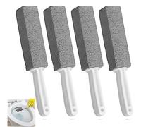 TZQFROCE 4 Pezzi Pietra Pomice Pulizia Pietra con Manico Pietra Pomice Detergente Pomice Pulitore per Pulizia Toilette Cucina Lavandino