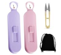 TZQFROCE Set di 2 separatori per cuciture con lente d'ingrandimento, separatore per cuciture, set 2 in 1, per macchine da cucire, ago, per cucito, artigianato, accessori da cucito