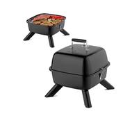 TZS First Austria 2-in-1 Electric Grill Kettle Grill - Barbecue elettrico ibrido estremamente stabile e compatto per balconi | 2000 watt | Elettrico o a carbonella | Facile da montare e pulire