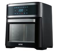 TZS First Austria Air Fryer Oven 13L | Controllo digitale | 8 programmi | Girarrosto | Illuminazione interna | 1700 W | Camera di cottura zincata | 4 livelli di inserimento