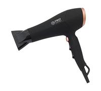 TZS First Austria asciugacapelli 2200W, ioni, styling delicato, 3 livelli calore, 2 velocità, colpo freddo, diffusore, nero-rosé