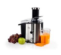 TZS First Austria Estrattore di succo | 800 W | 750 ml | Bocca di riempimento XXL | 2 velocità | Facile da pulire | Filtro di estrazione in acciaio inossidabile | Piedini antiscivolo