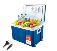 TZS First Austria Frigo Portatile Elettrico 45 litri (raffredda e riscalda) con collegamento a 12 volt (per auto) & 230 volt - blu