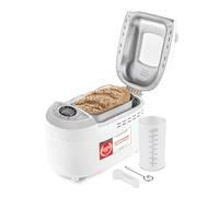 TZS First Austria - Macchina per il pane con 12 programmi automatici 850W - Panificatore elettrico da 700-1250g - Con finestrella, timer, accessori e funzione di mantenimento in caldo - Bianco