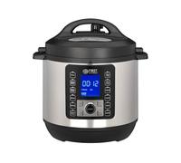TZS First Austria - Pentola a pressione elettrica 6L con 12 programmi automatici - Multicooker 1000W come cuociriso, vaporiera, Crock Pot ecc. - Multivarka elettrico a pressione incl. libretto ricette