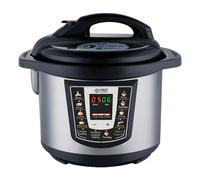 TZS First Austria - Pentola a pressione elettrica 6L con 9 programmi automatici - Multicooker 1000W come cuociriso, vaporiera, Crock Pot ecc. - Multivarka elettrico a pressione