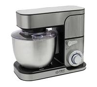 TZS First Austria Robot da cucina professionale 1300 W, contenitore da 5 l, 6 velocità, impastatrice, robot da cucina con funzione impastatrice, planetaria, acciaio inox