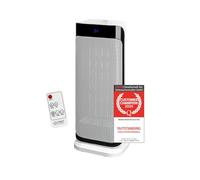 TZS First Austria Termoventilatore a risparmio energetico con telecomando, silenzioso, riscaldatore in ceramica, con oscillazione, riscaldamento elettrico da 1100 - 2000 Watt, timer, termostato,