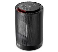 TZS First Austria termoventilatore ceramico PTC, oscillante, 1200W, 2 livelli, timer, termostato, protezione surriscaldamento, nero